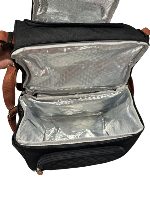 Insulated 12-Can 2-Compartment Lunch Cooler